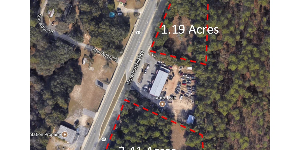 Vacant Lots on Crawfordville Rd. 