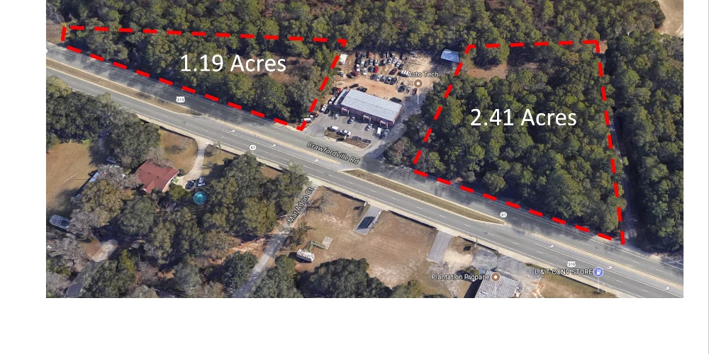 Vacant Lots on Crawfordville Rd. 