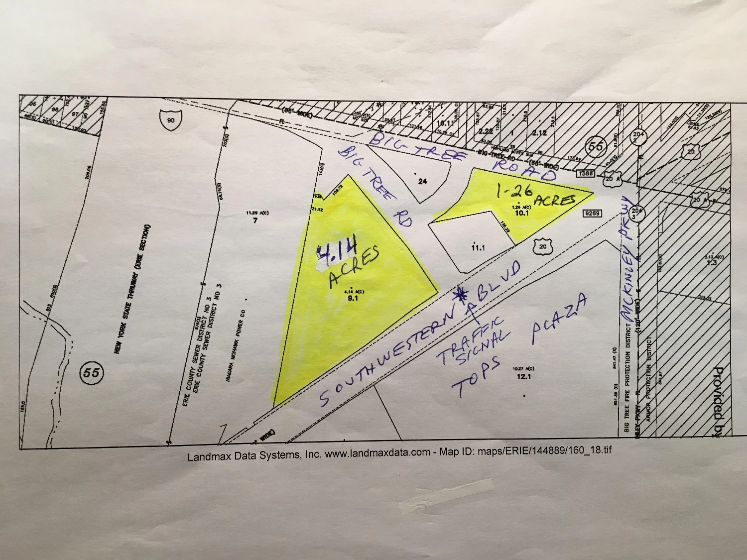 4244 Southwestern Blvd - 1.26+/- Acres & 4.14+/- Acres of Vacant Land