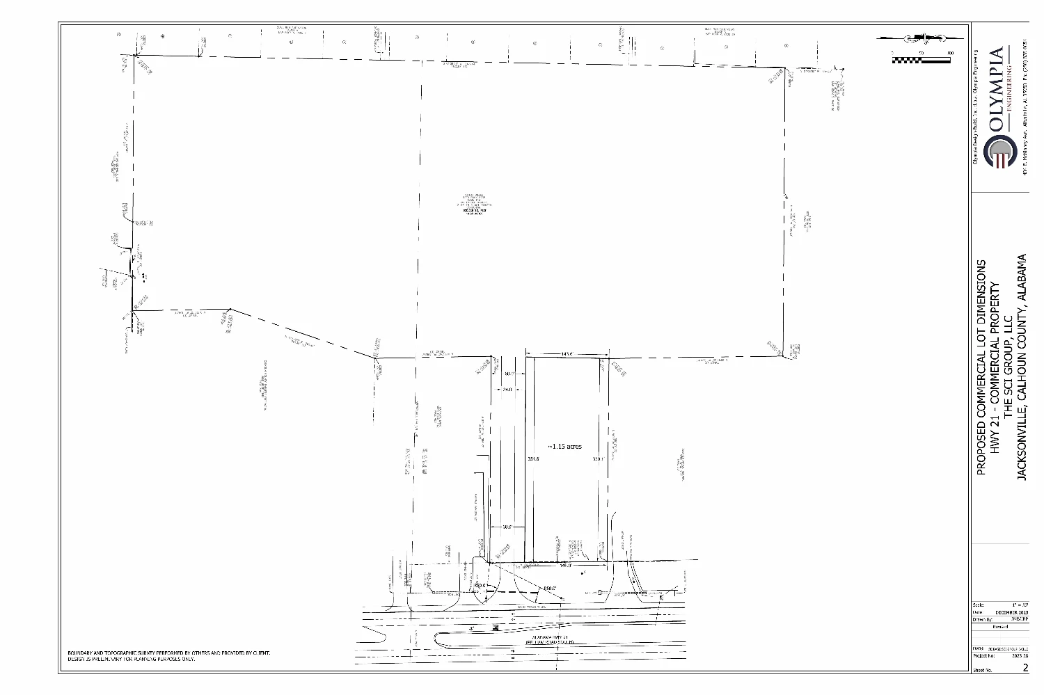 +/- 1.15 to 14.5 Ac  - Jacksonville AL 