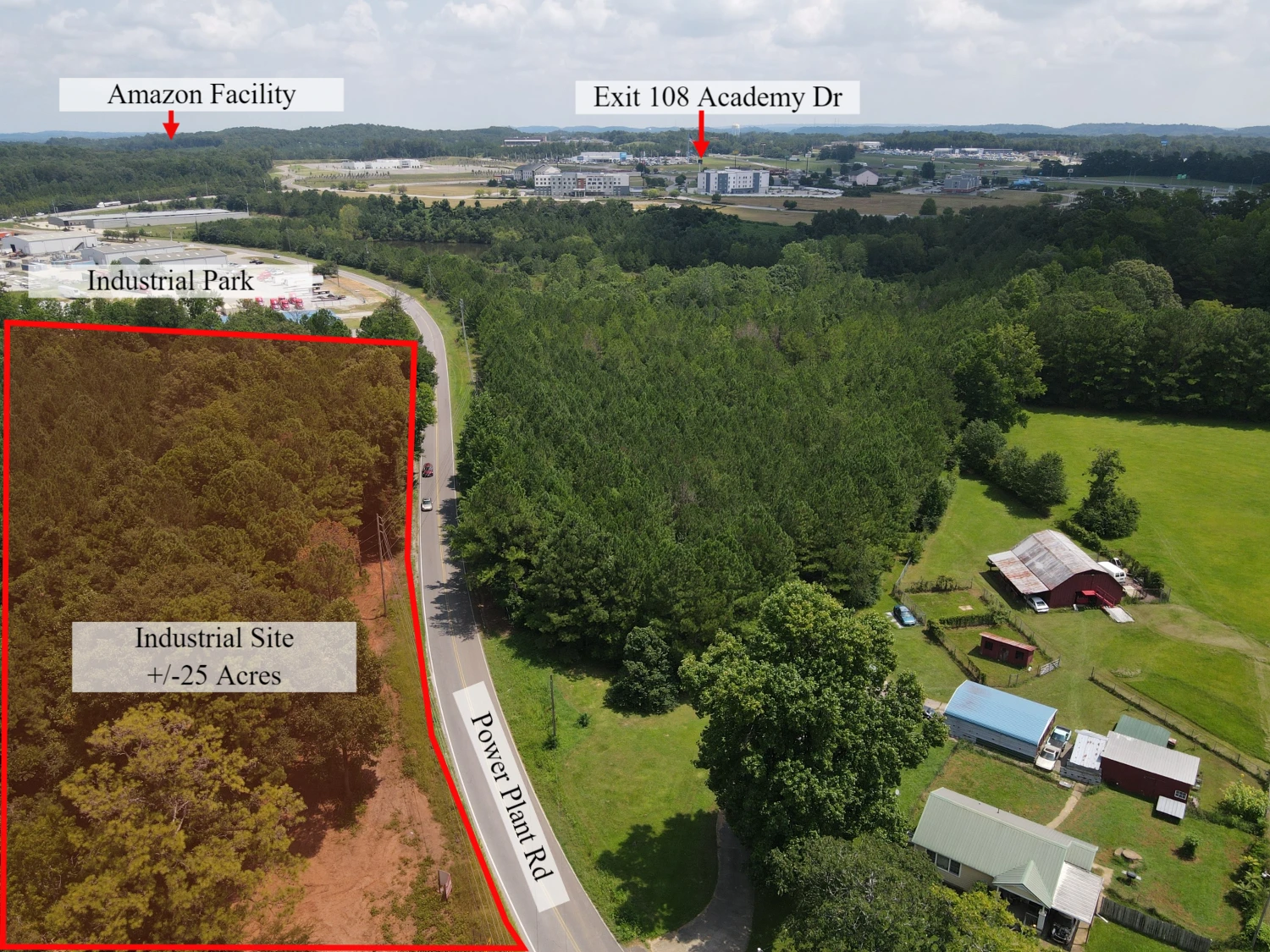 +/- 52 Acres Industrial Land 