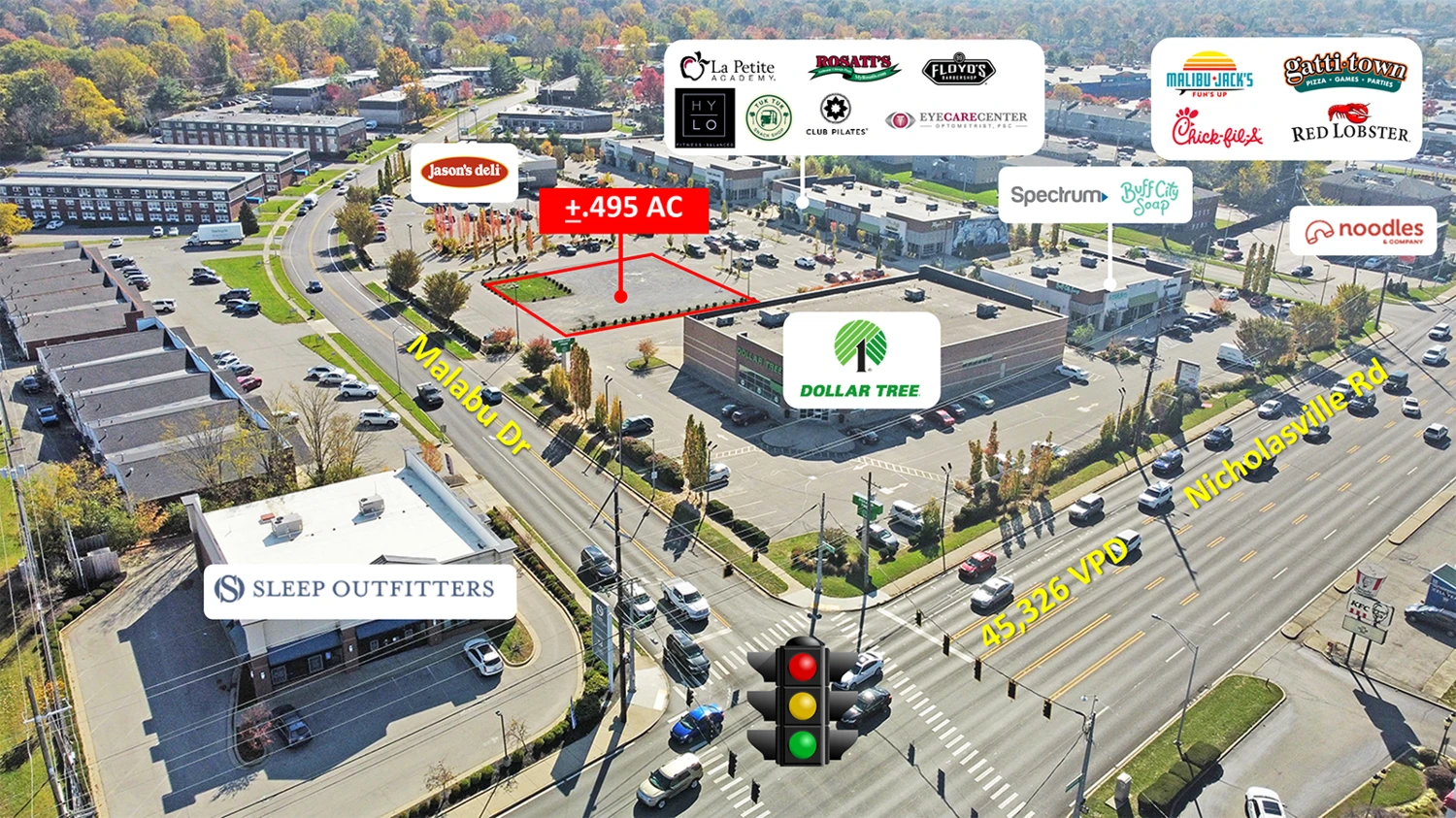 ONLINE AUCTION ONLY! +/-0.495 AC Outparcel
