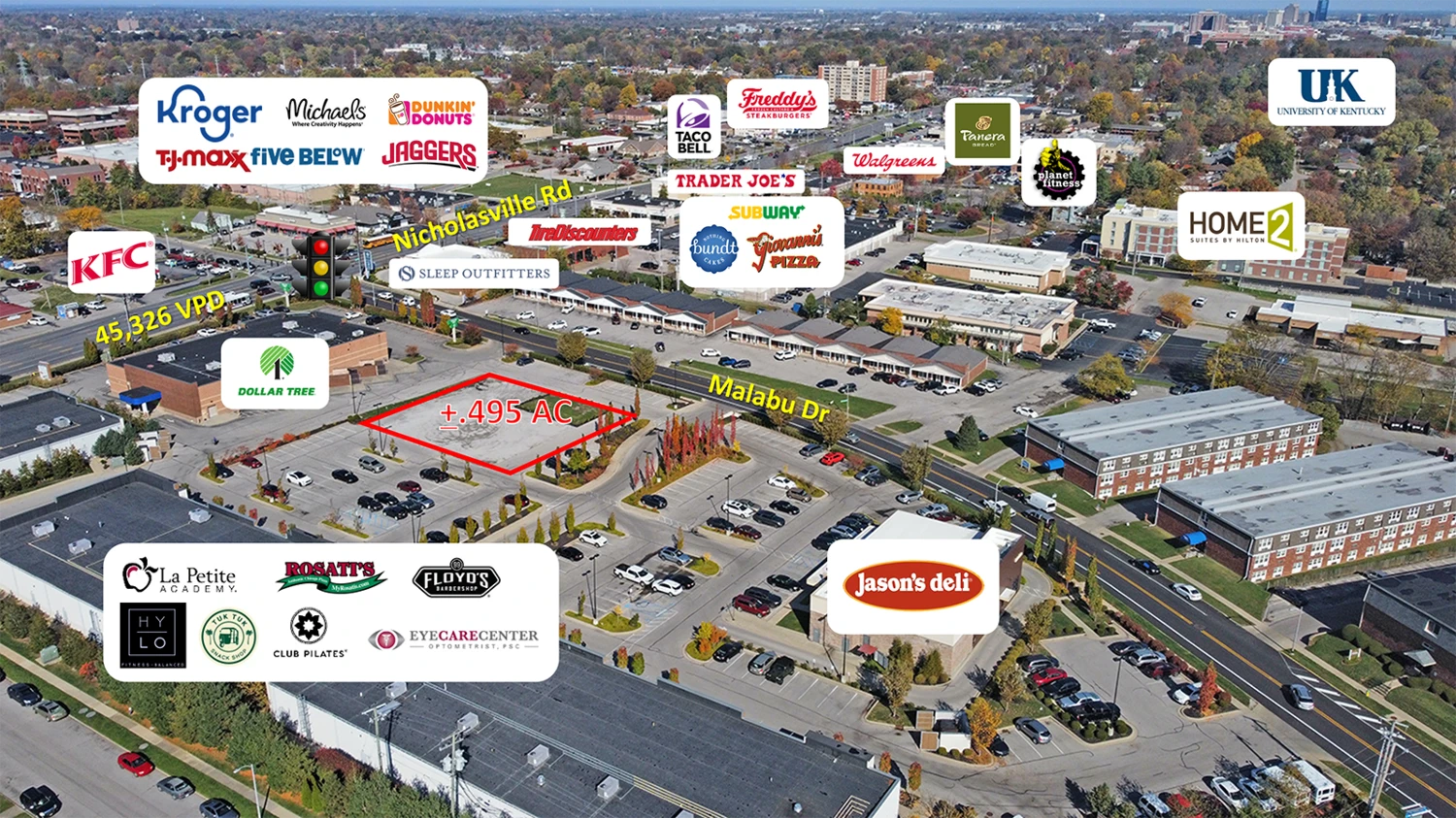 ONLINE AUCTION ONLY! +/-0.495 AC Outparcel