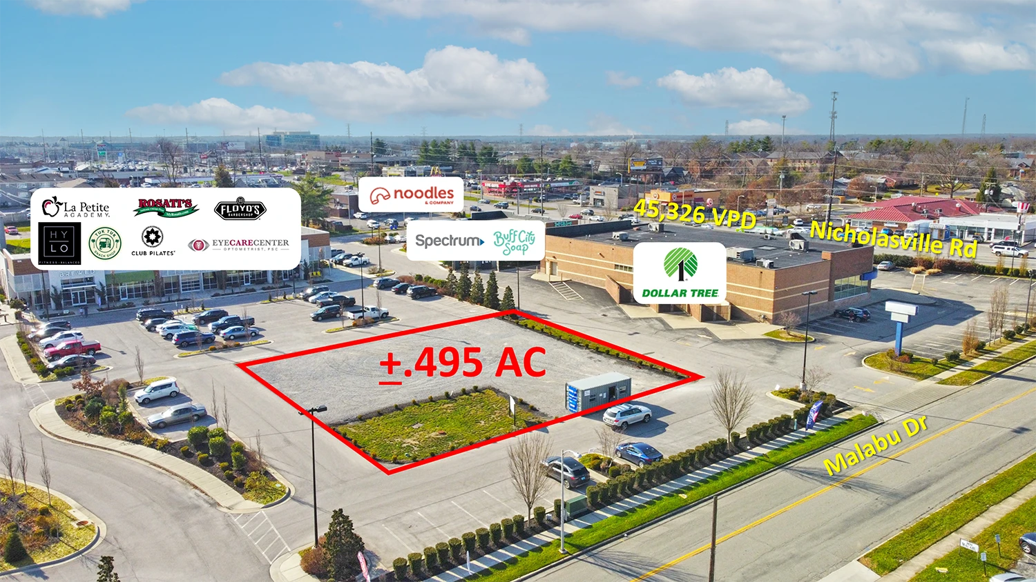 ONLINE AUCTION ONLY! +/-0.495 AC Outparcel