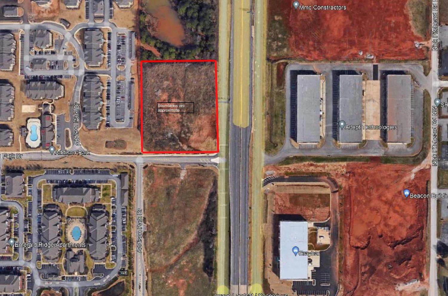 2.9 acres off Research Park Blvd