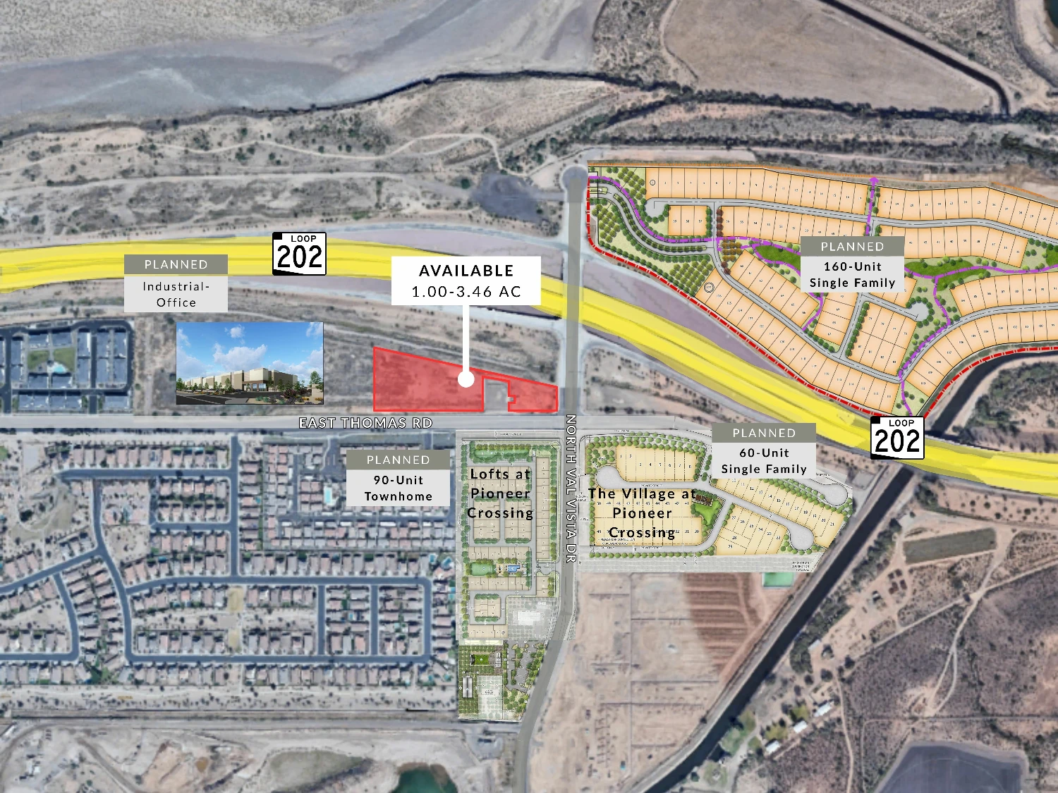 Loop 202 & Val Vista Land