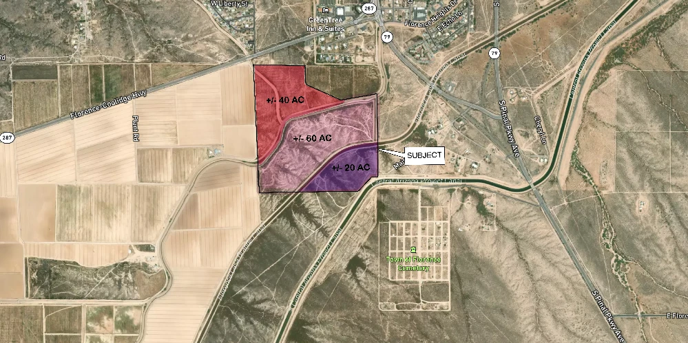 W of Florence Coolidge Hwy and Pinal Pkwy Ave 79, Florence, AZ for sale