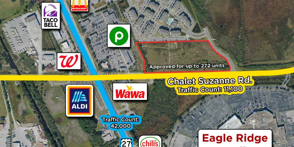 12.4 Acre Commercial Site Behind Publix