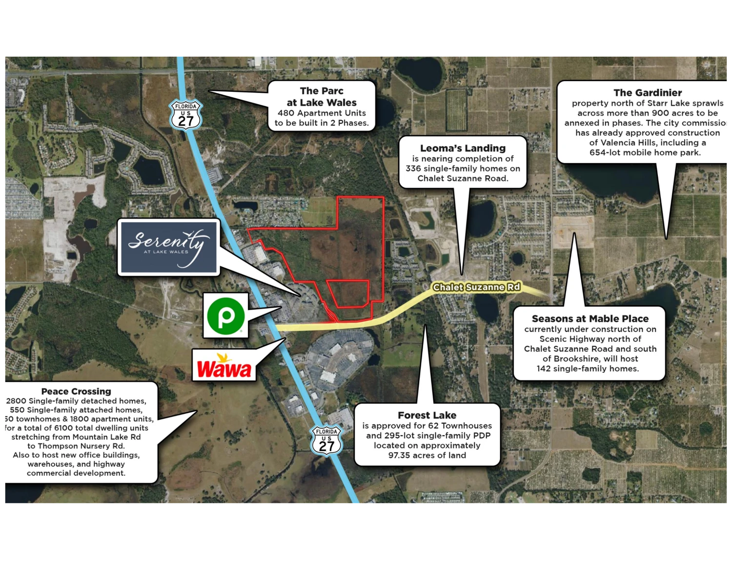 200 Acres of Commercial & Residential Development Lake Wales, FL
