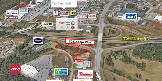 3021 CAPPS WAY, AUBURN AL,EXIT 58,I-85 Retail/ Hotel Development site 