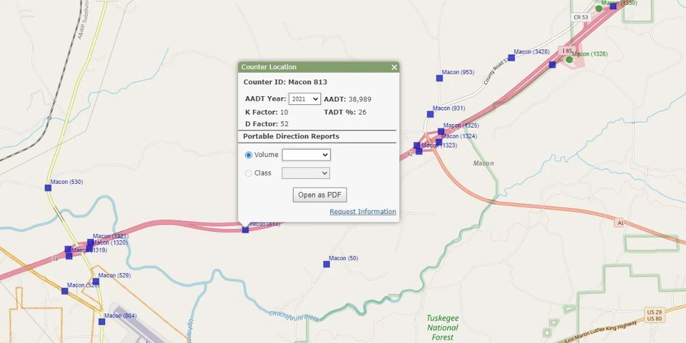 3903 Co. Rd. 53/I-85 - 65 acres exit 42, I-85
