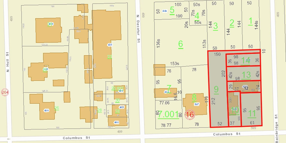 419 N. Bainbridge St. - 0.71 Acre (31,050 SF) Lot , Zoned T-40
