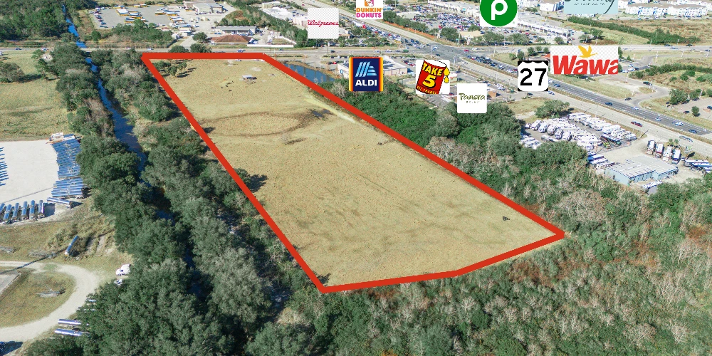 9± Acre Commercial Site Adjacent to ALDI | Signalized Corner Access | Lake Wales, FL
