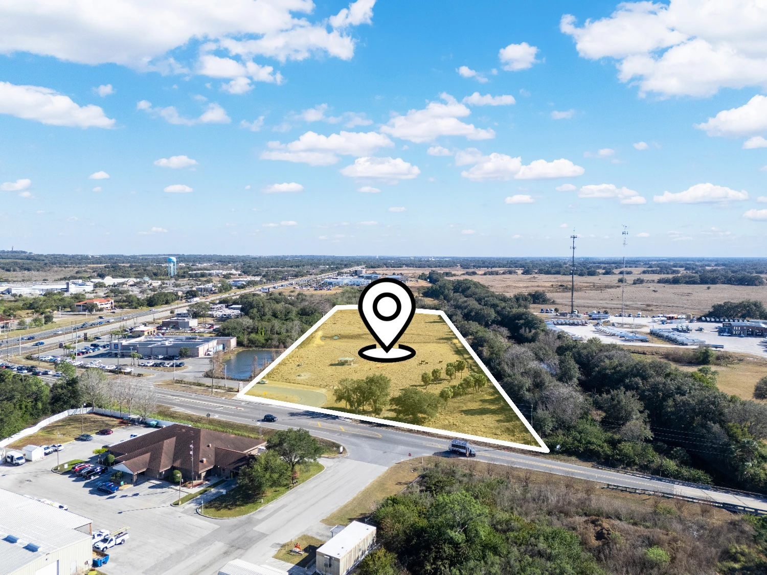 9± Acre Commercial Site Adjacent to ALDI | Signalized Corner Access | Lake Wales, FL