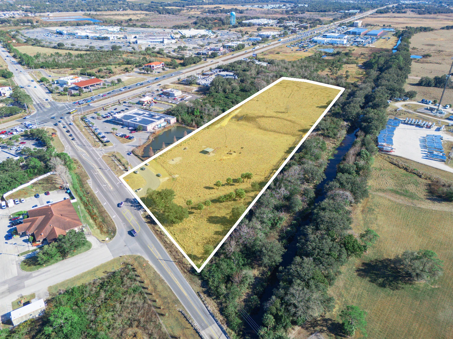 9± Acre Commercial Site Adjacent to ALDI | Signalized Corner Access | Lake Wales, FL