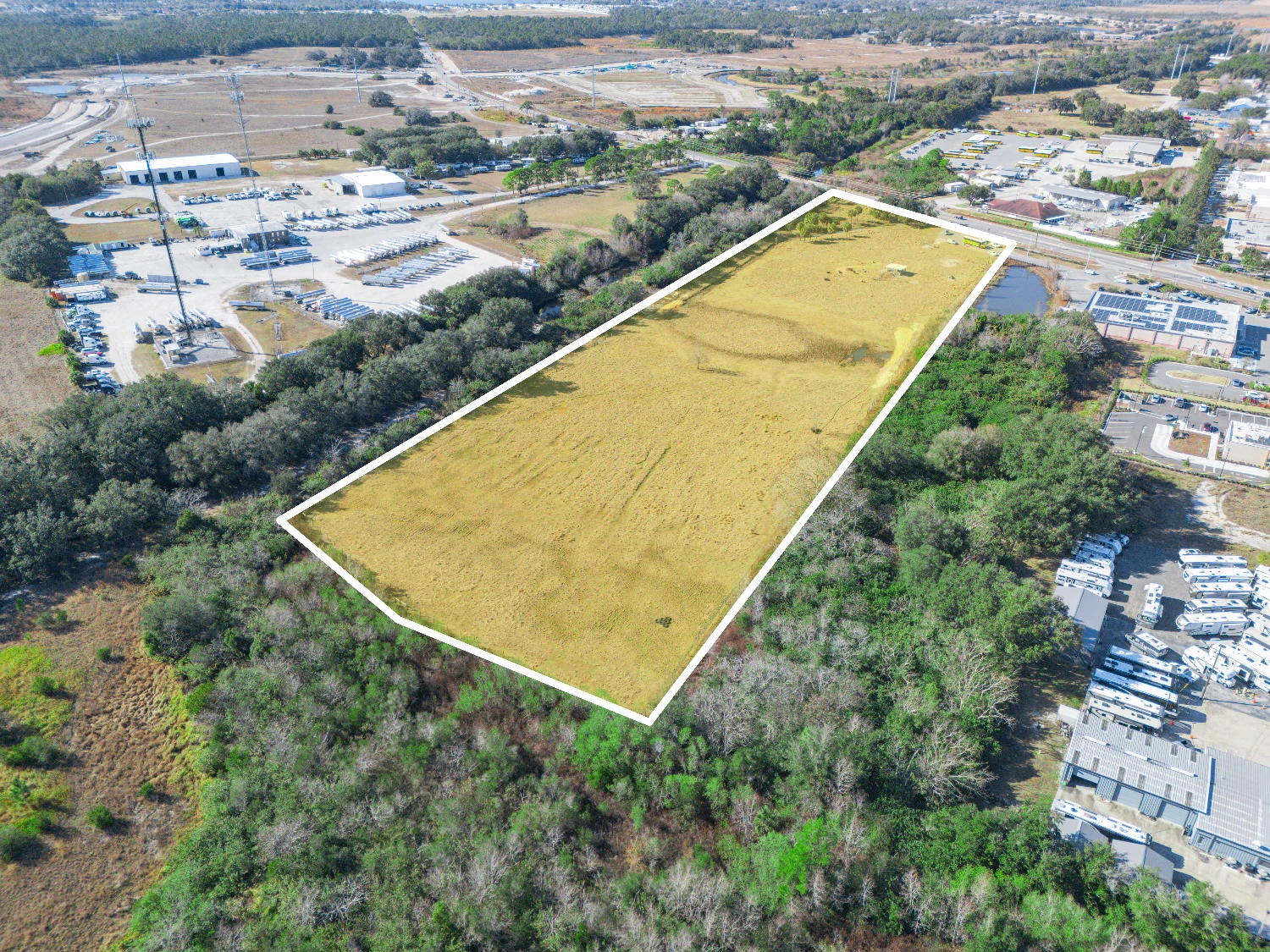 9± Acre Commercial Site Adjacent to ALDI | Signalized Corner Access | Lake Wales, FL