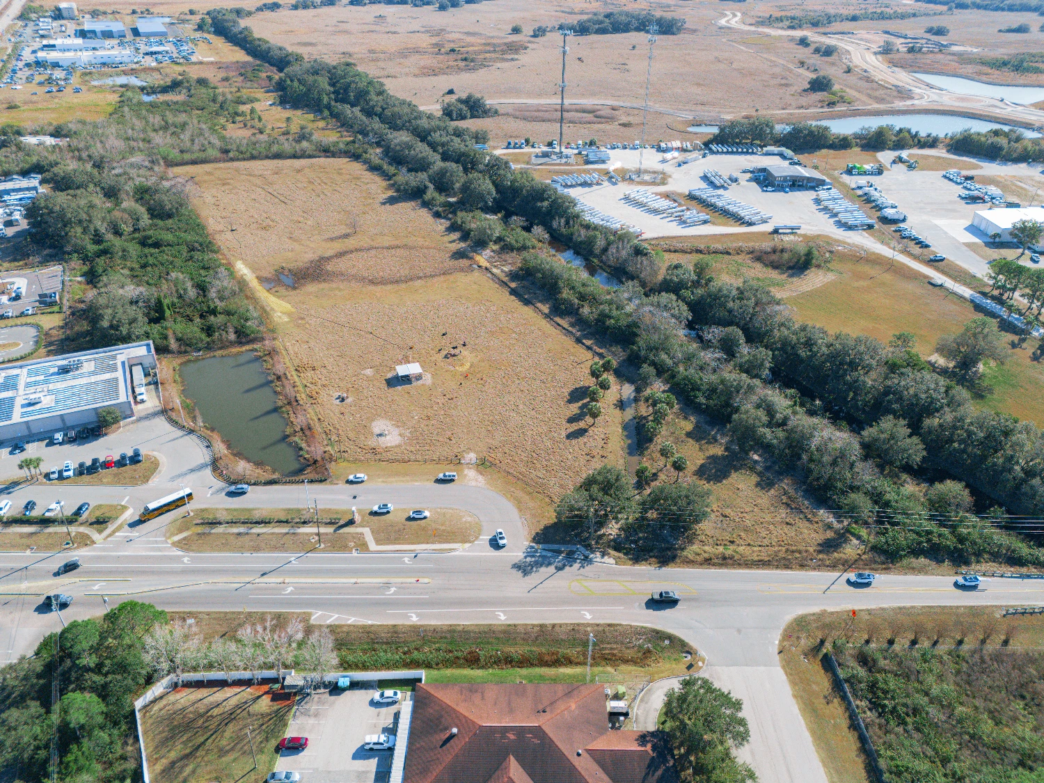 9± Acre Commercial Site Adjacent to ALDI | Signalized Corner Access | Lake Wales, FL