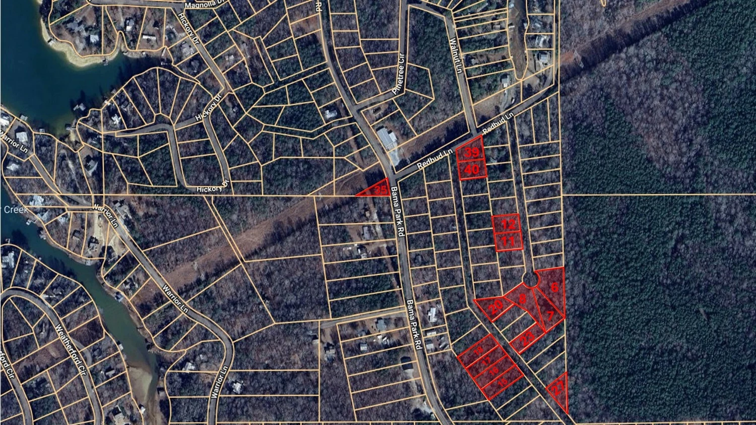 Bama Park Subdivision - 106 Lots for Development
