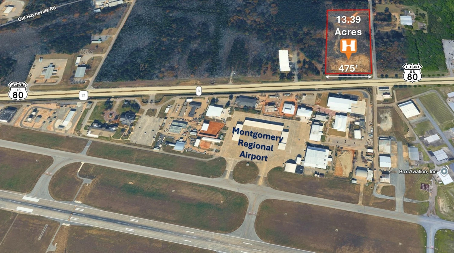 COMMERCIAL SITE 13.4 ACRES ZONED M-1