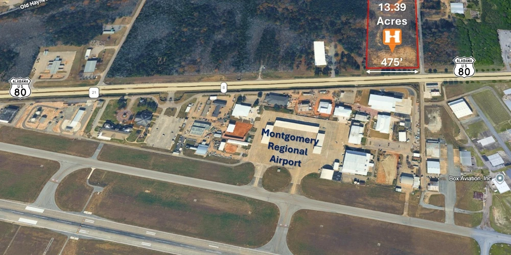 COMMERCIAL SITE 13.4 ACRES ZONED M-1