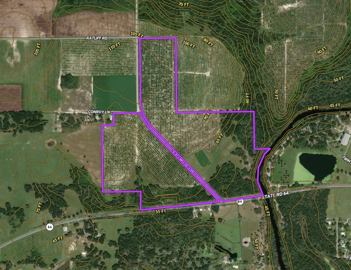 Peace River Mixed-Use Development Tract — 114± Acres | 18± AC Commercial | 2,179′ on SR-64