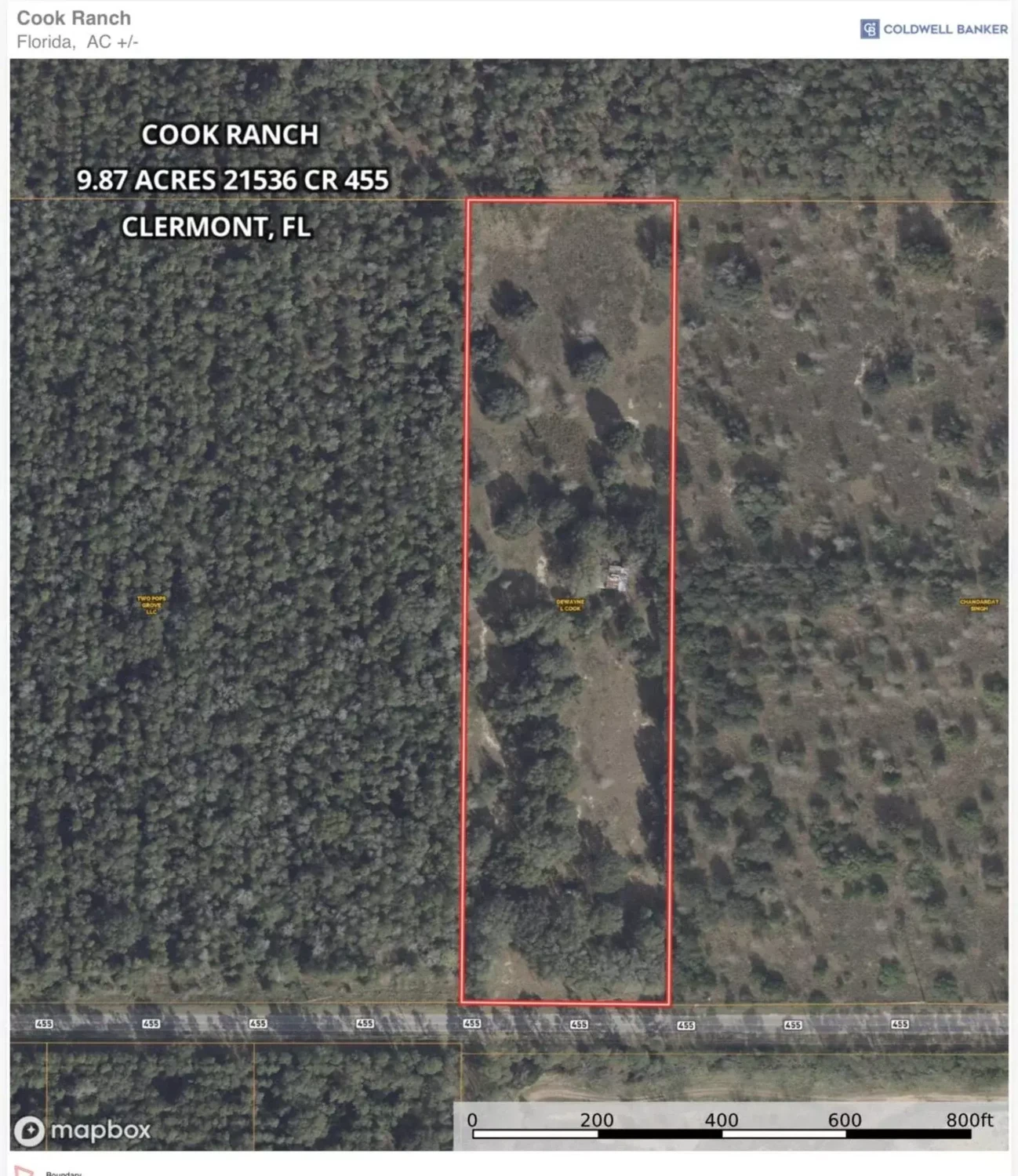 Nearly 10 Acres on CR-455: Prime Growth Corridor Land with Ag-Zoning Benefits