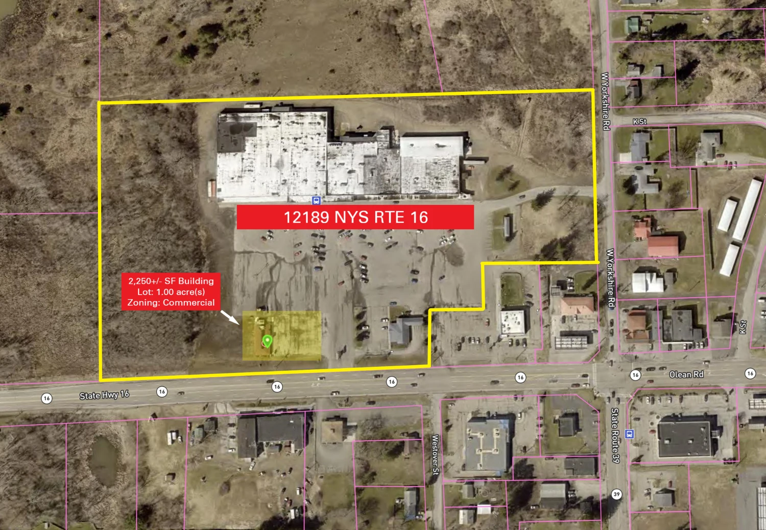 12189 Route 16 -  Former Pizza Hut -Yorkshire Plaza 