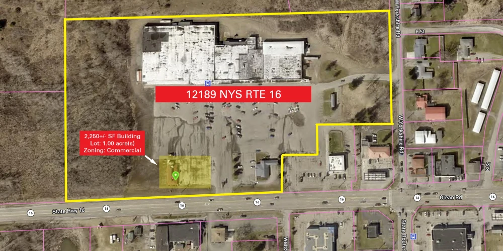 12189 Route 16 -  Former Pizza Hut -Yorkshire Plaza 