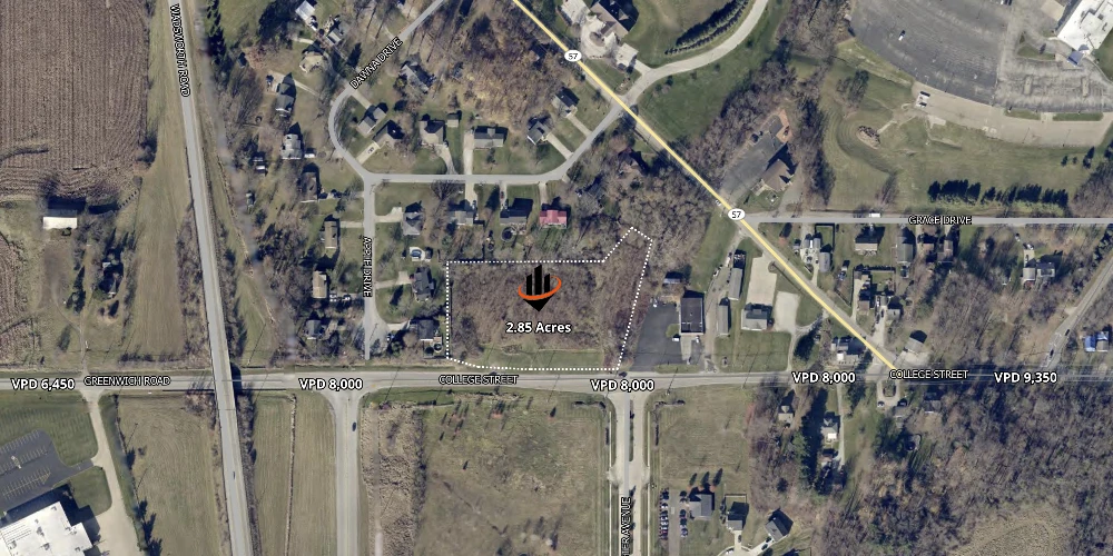 2.85 Acres at College St, Wadsworth
