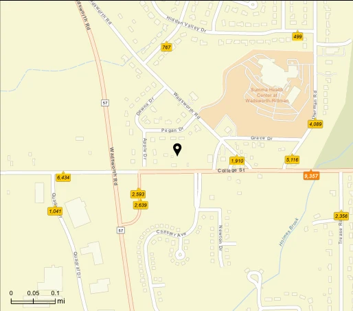 2.85 Acres at College St, Wadsworth