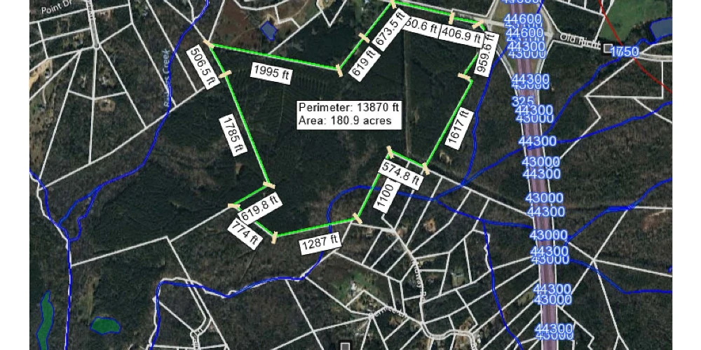 180.909 AC Industrial Tract at Exit 62 Commanding Presence On Interstate 1-77 Corridor South of Charlotte in Chester County