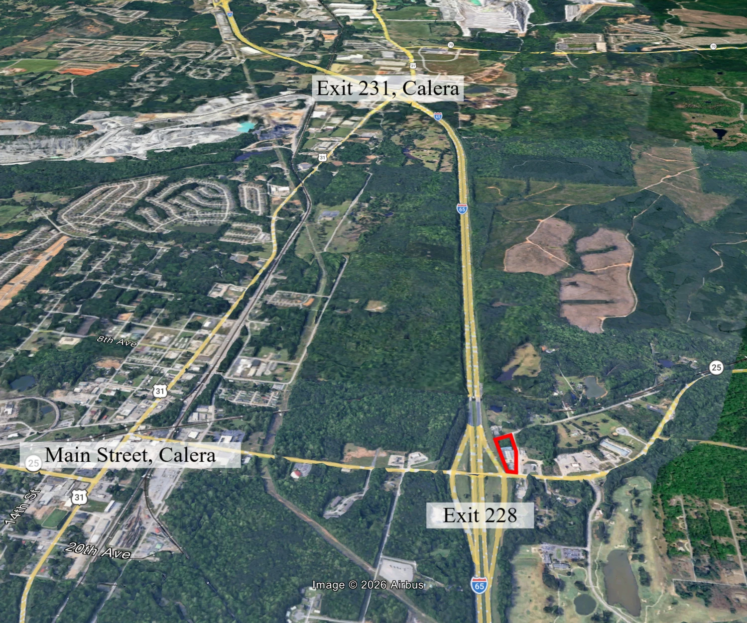 +/-1.8 Acres Commercial - I65 Calera