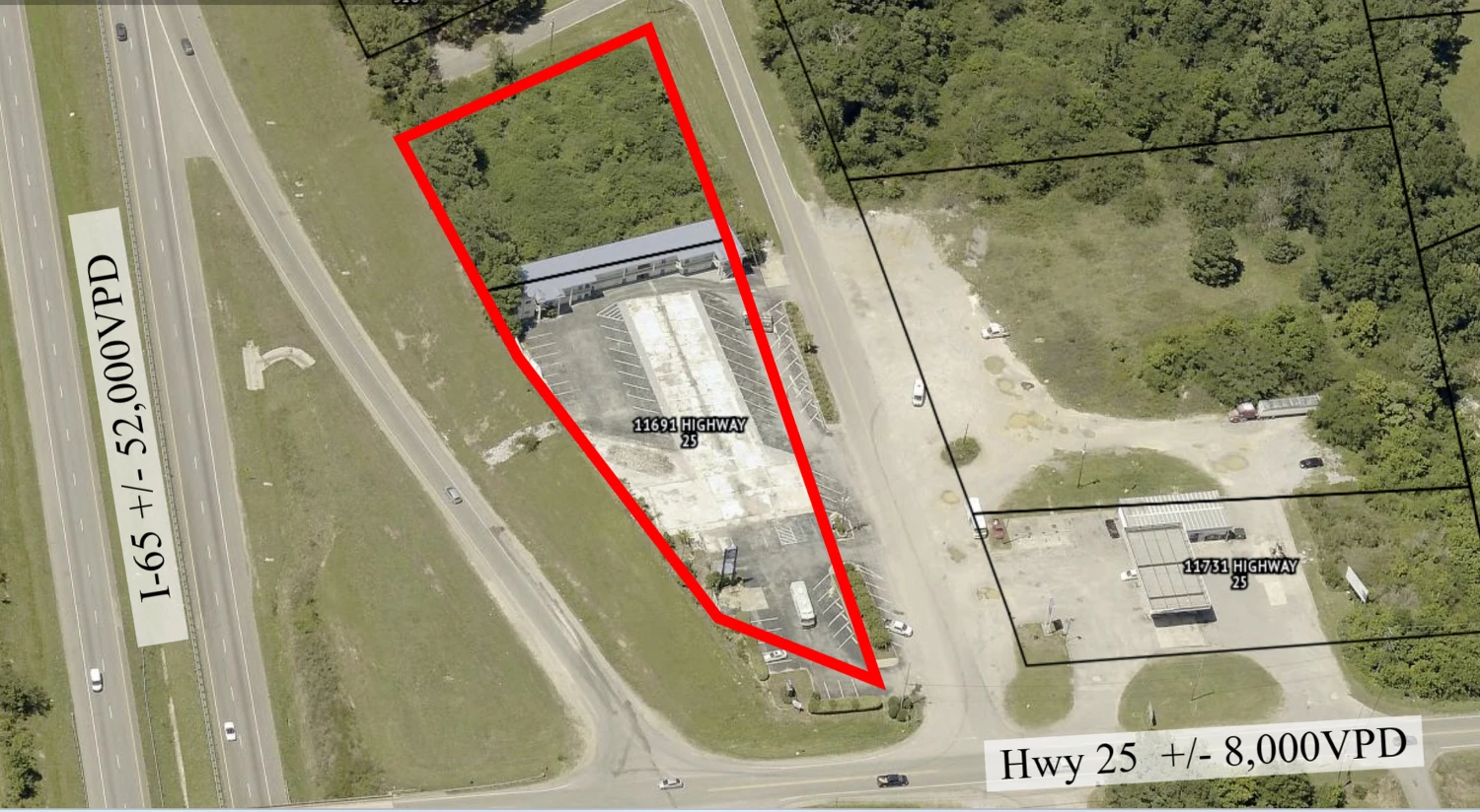 +/-1.8 Acres Commercial - I65 Calera
