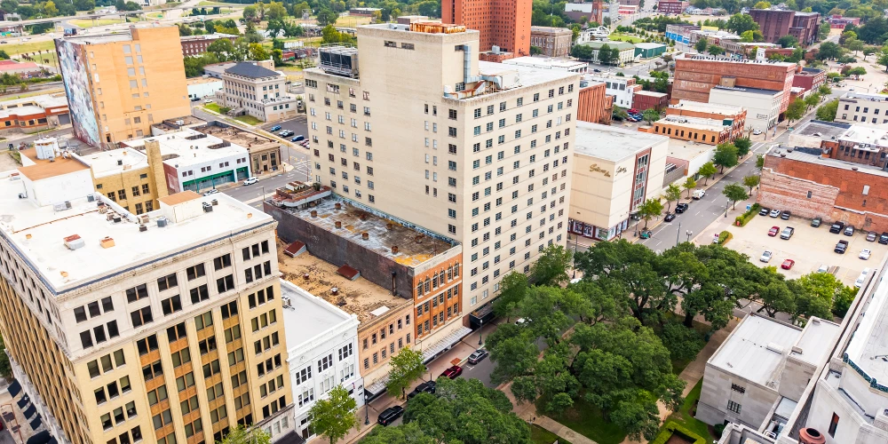300K SF Office | Resi Conversion Potential + Tax Credits | Shreveport CBD