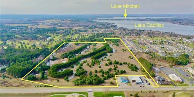 Prime 72-Acre Development Opportunity Bordering City of Cadillac & Evergreen Golf Course