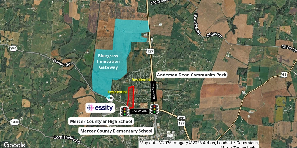 +/-41.29 Acres Zoned R-2 & I-2