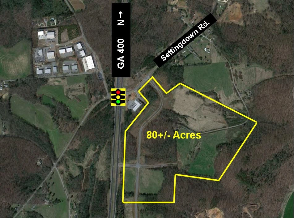 GA 400 at Settingdown Road / 80+/- Acres