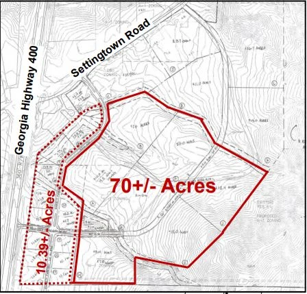GA 400 at Settingdown Road / 80+/- Acres