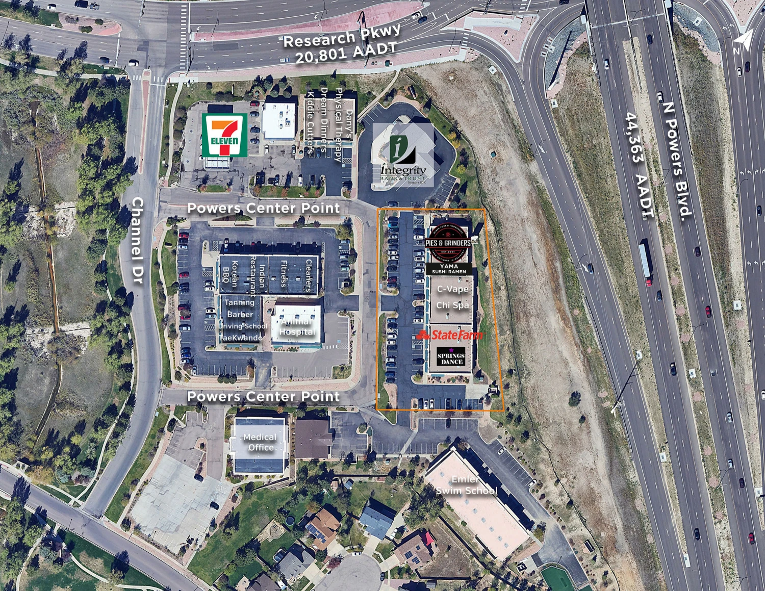 Shops at Powers & Research