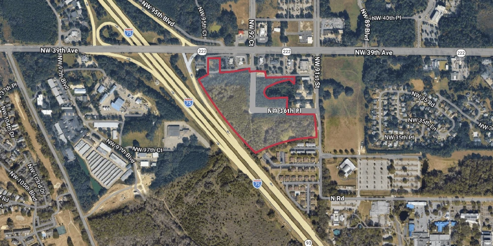 26± Acres - SE Quadrant I-75 & NW 39th Avenue