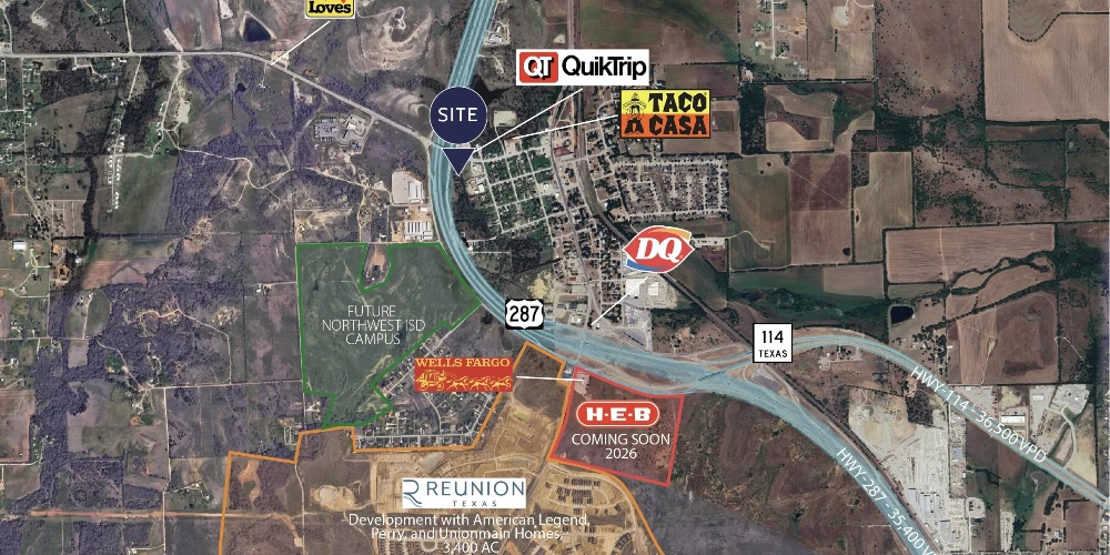 LAND FOR SALE | Rhome, TX | 6.224 AC