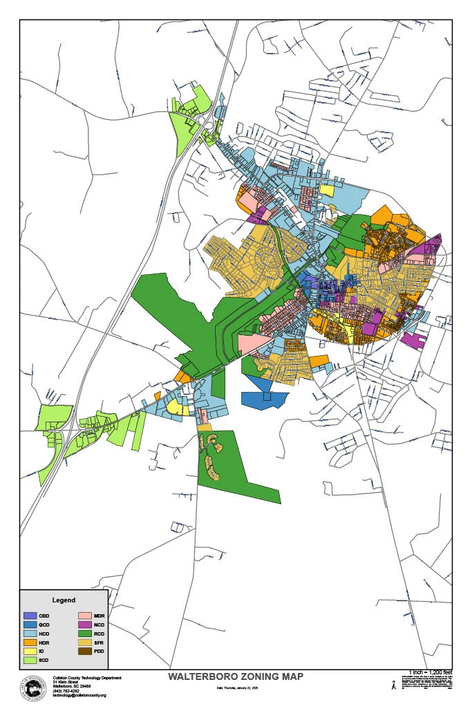 SC Interstate I-95 Corridor Centric Dominance w/ 4.2 AC Intermodal/IOS/Workforce Housing Site at I-95 Exit 53 - IICD Zoned