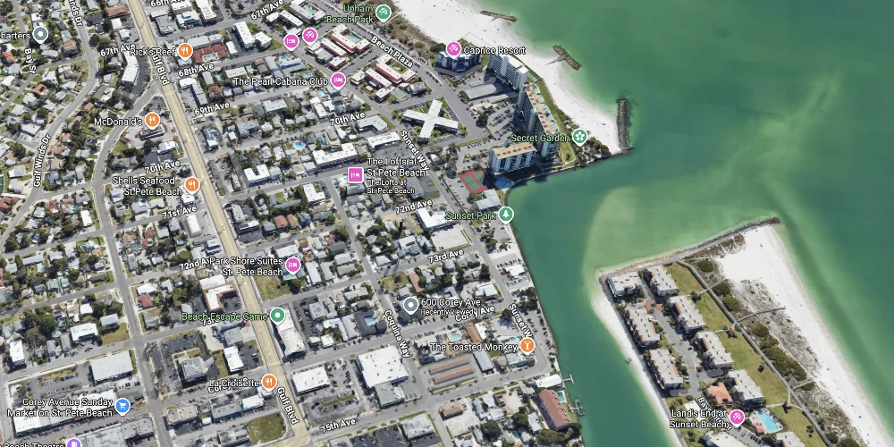 ST. PETE BEACH VILLAS FOR SALE! (7-UNIT APARTMENT COMPLEX) SELLER FINANCING AVAILABLE!
