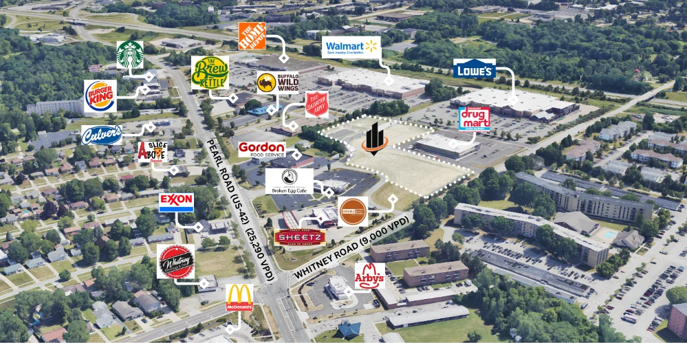 Lowes Outparcels - Pearl Rd & Whitney Rd