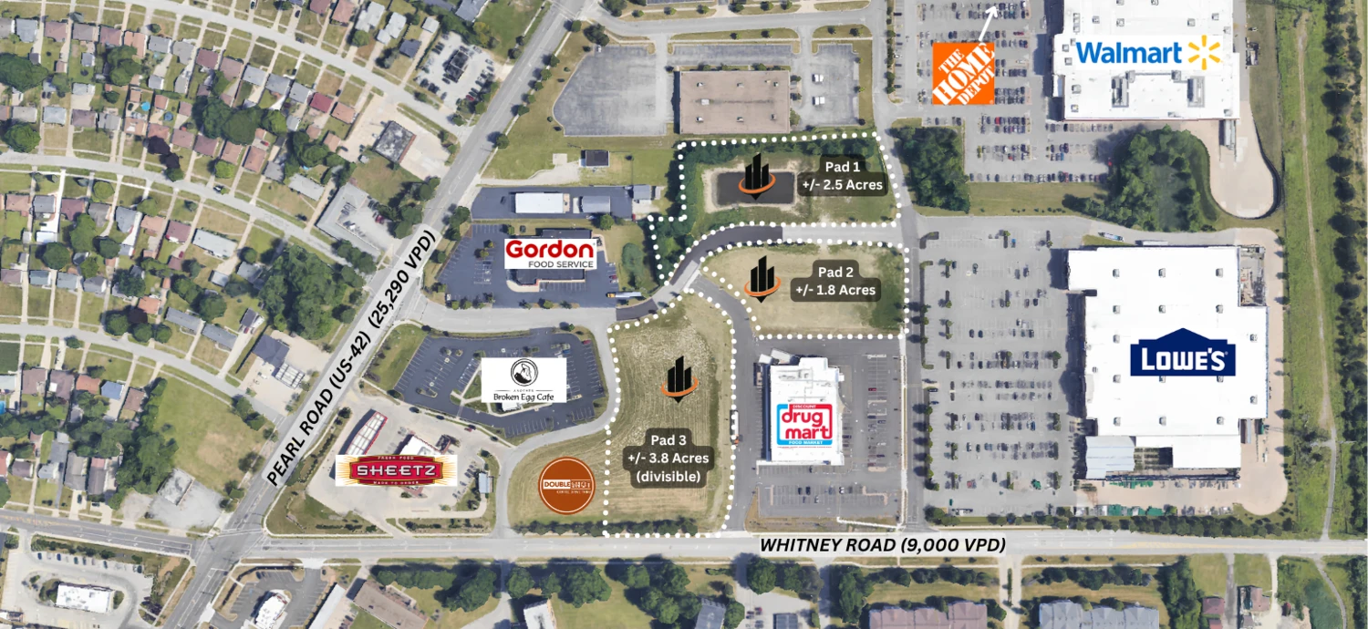 Lowes Outparcels - Pearl Rd & Whitney Rd