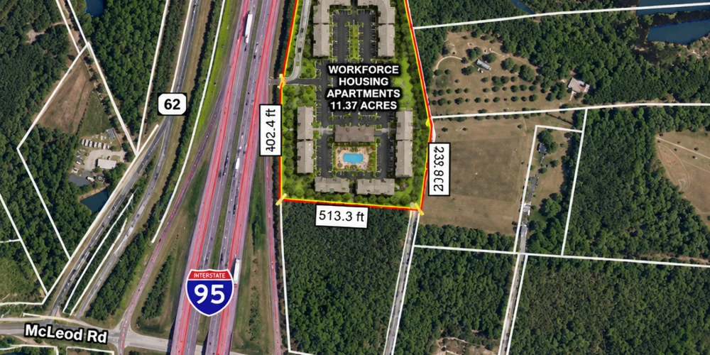 INTERSTATE 1-95 EXIT 62 | 11.37 ACs / TRUCKING INTERCHANGE SITE | OPPORTUNITY ZONE