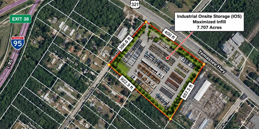 Intermodal Interchange Site - I-95 & CSX Rail Centric by 1 Minute - Workforce Housing - Onward Ports of Savannah and Charleston