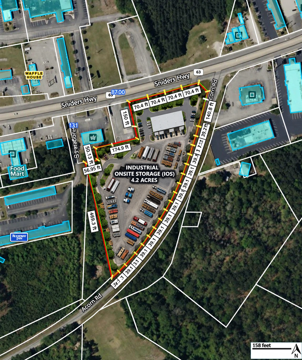 SC Interstate I-95 Corridor Centric Dominance w/ 4.2 AC Intermodal/IOS/Workforce Housing Site at I-95 Exit 53 - IICD Zoned