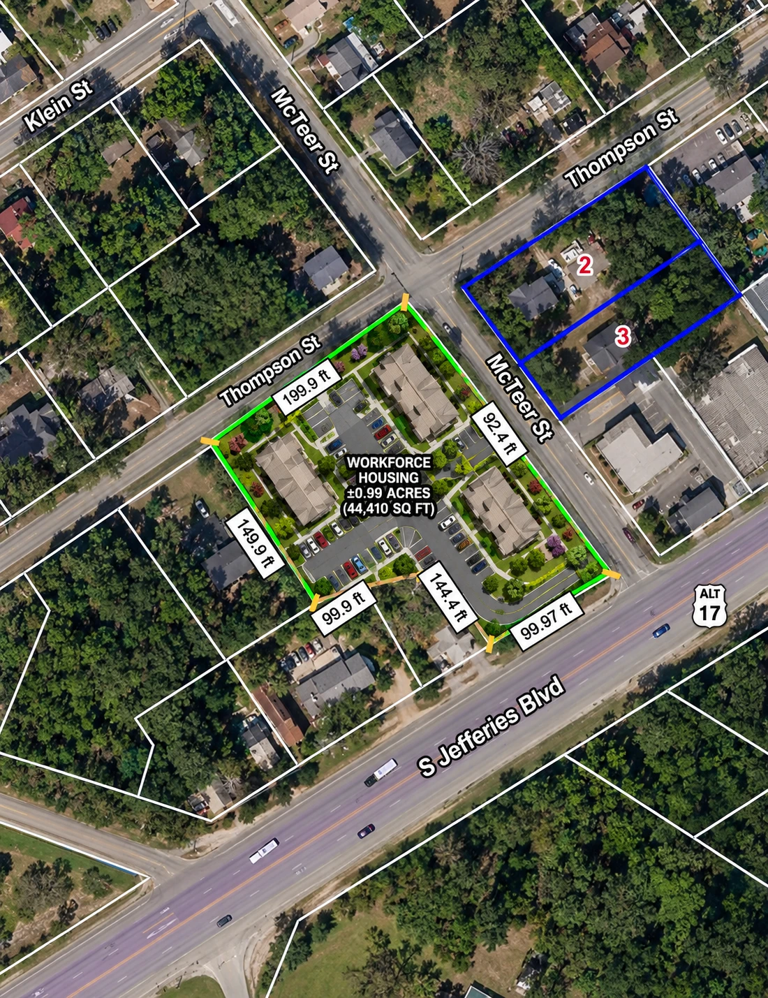 Walterboro Major Corridor Restaurant or Multifamily Site Near Interstate I-95