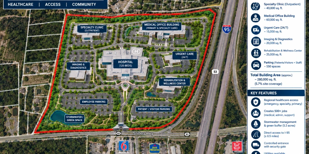 SC Interstate I-95 Corridor Centric 49.8 AC Industrial/Distribution/IOS at I-95 Exit 53 | SUBDIVIDABLE - IICD ZONED